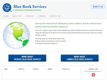 Tablet Screenshot of bluebookservices.com